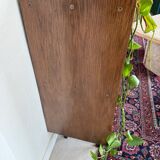 Buffet vaisselier vintage placage chêne