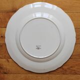 Plat rond en faïence "Agreste" Sarreguemines