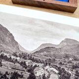 The Ossau Valley, Pyrénées-Atlantiques, photographic plate printed in 1937