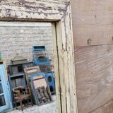 Burmese teak mirror
