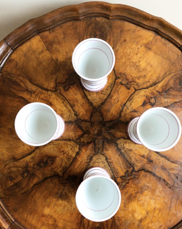 Lot of 4 cups mazagran