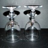 Set of 2 Uni crystal wine glasses from SAINT-LOUIS "2nd choice" H14cm