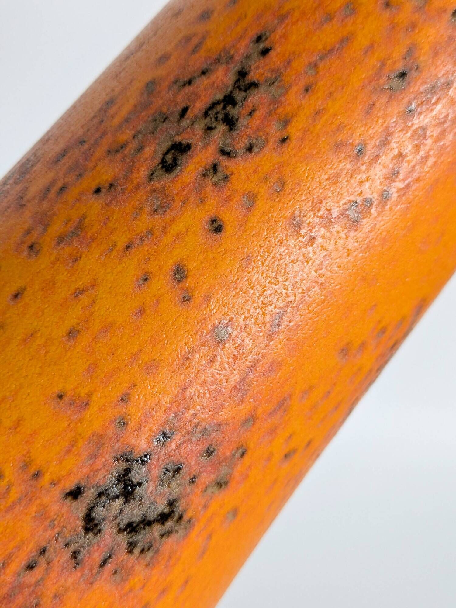 Vintage Scheurich fat lava vase, model 206, West German ceramic.