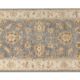 Handmade Beige & Grey Wool Runner Rug, Oriental Hallway Carpet 70x292 cm
