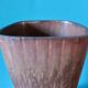Stoneware vase in shades of brown, taupe and ochre by Gunnar Nylund for Rorstrand. Sweden 1960
