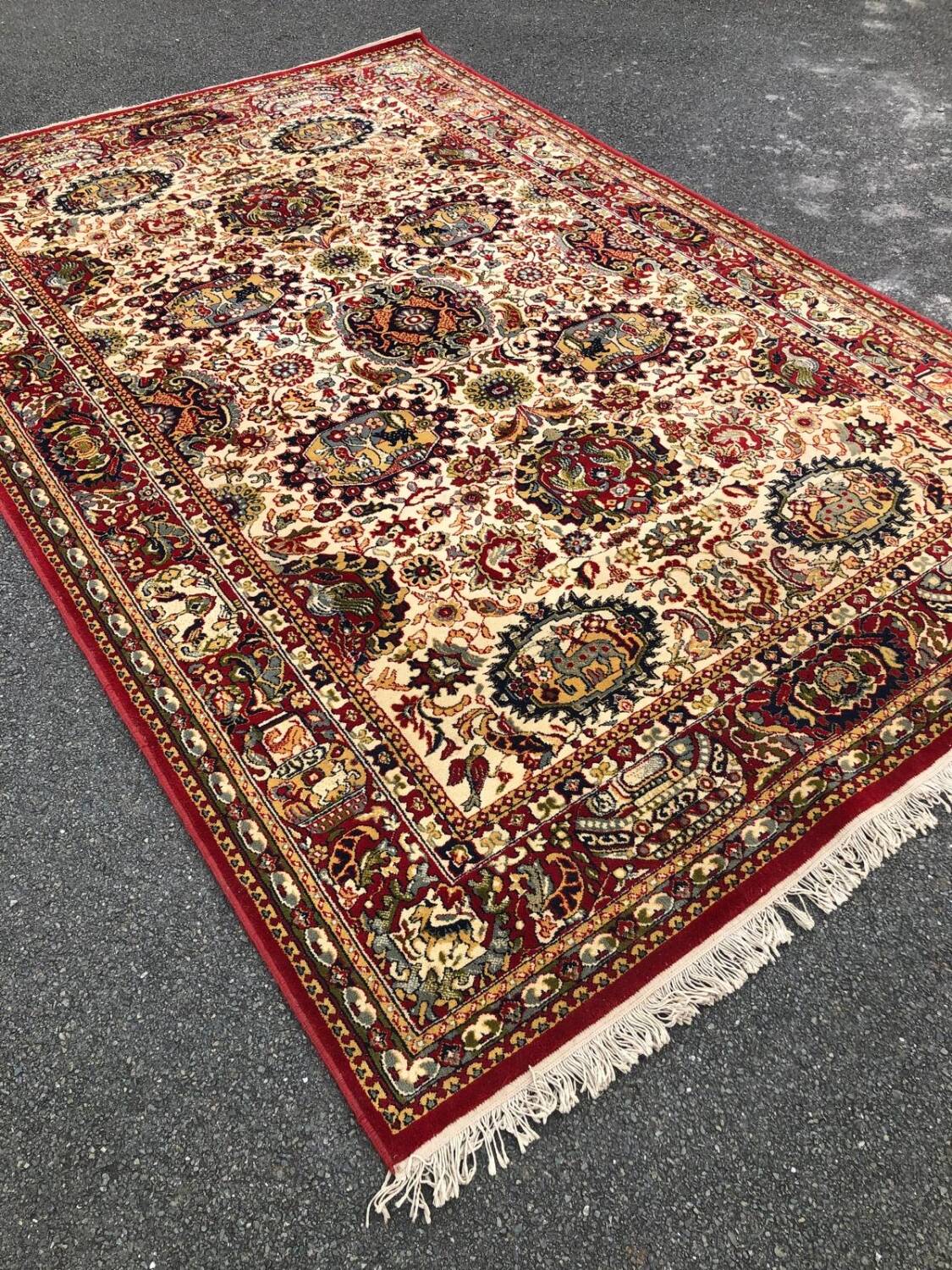 Oriental wool rug