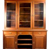 Large mahogany bookcase or display case - Louis Philippe period - 19th France