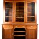 Large mahogany bookcase or display case - Louis Philippe period - 19th France