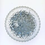 German wall lamp in crystal glass by Bur Leuchten, 1960s