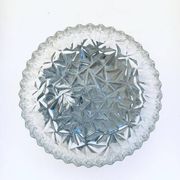 German Wall Lamp in Crystal Glass by Bur Leuchten, 1960s