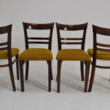 Set of Four Art Deco Dining Chairs By Fischel,1930‘s.