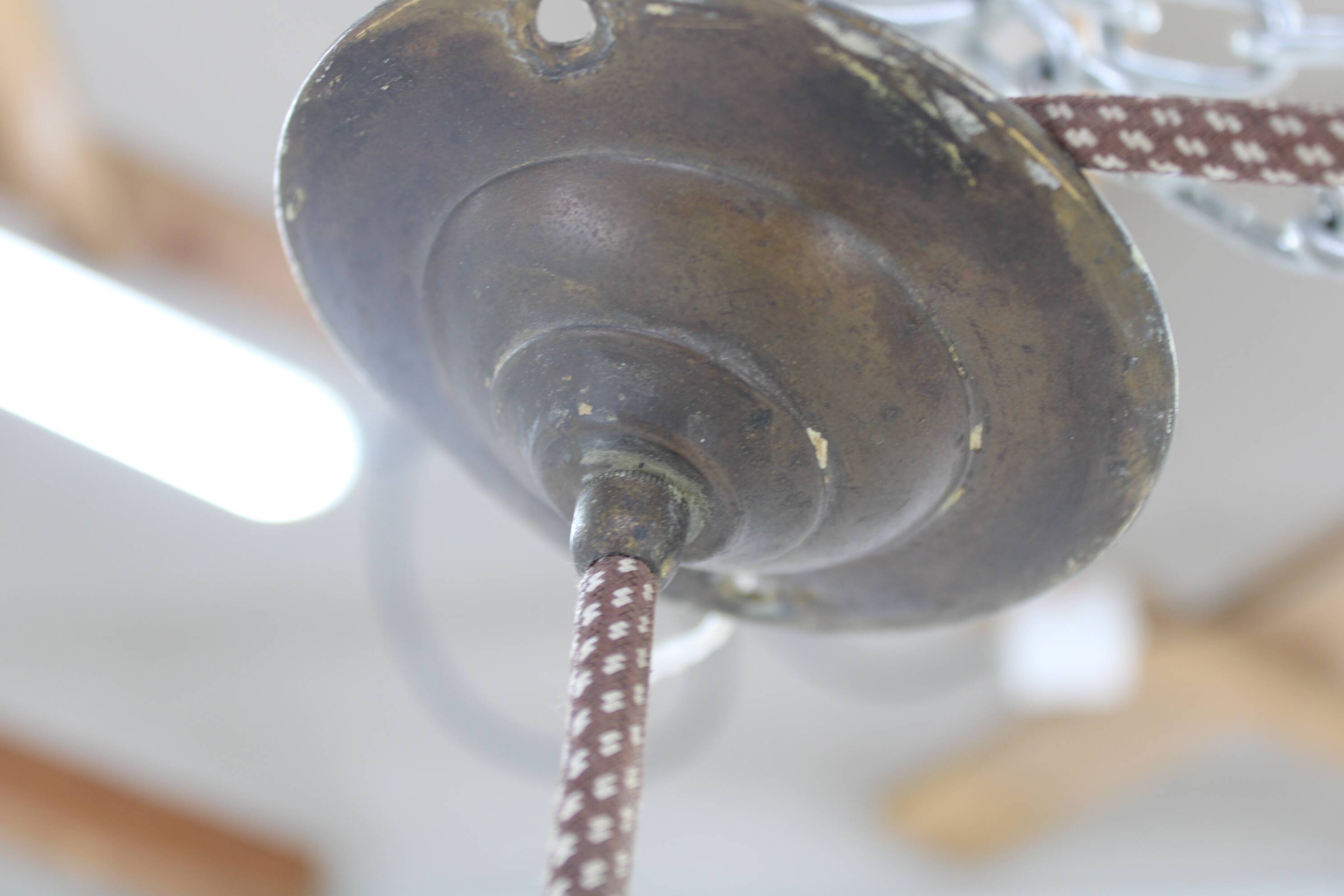 Early 20th Century “Mercury Glas” Pendant, Europe