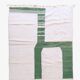 Contemporary White and Green Rug - 293 x 251 cm