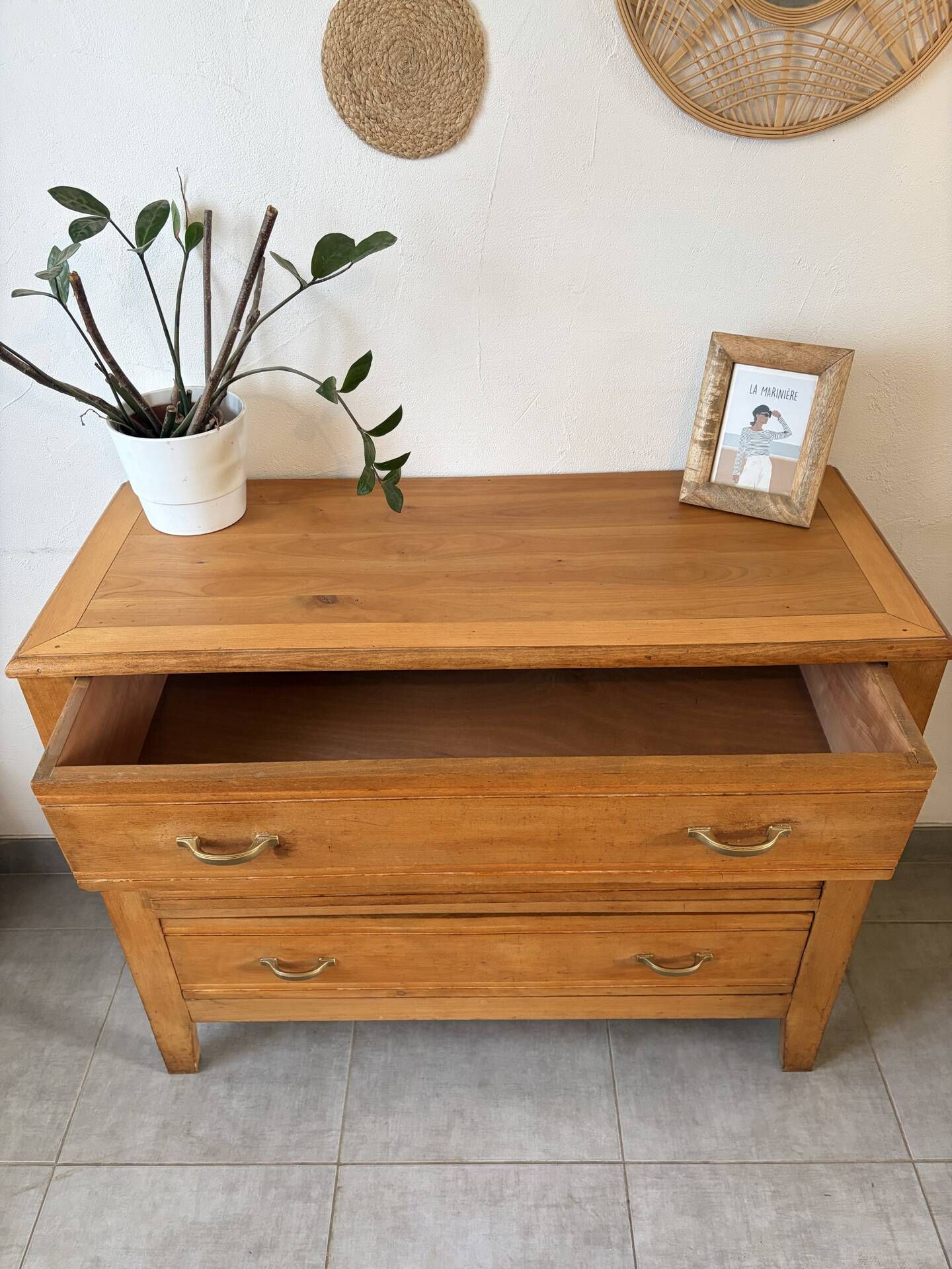 Commode vintage en chêne des années 60