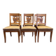 Suite of 6 Empire style chairs - Restaurarion