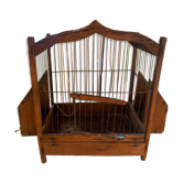 Cage à oiseaux ancienne en bois