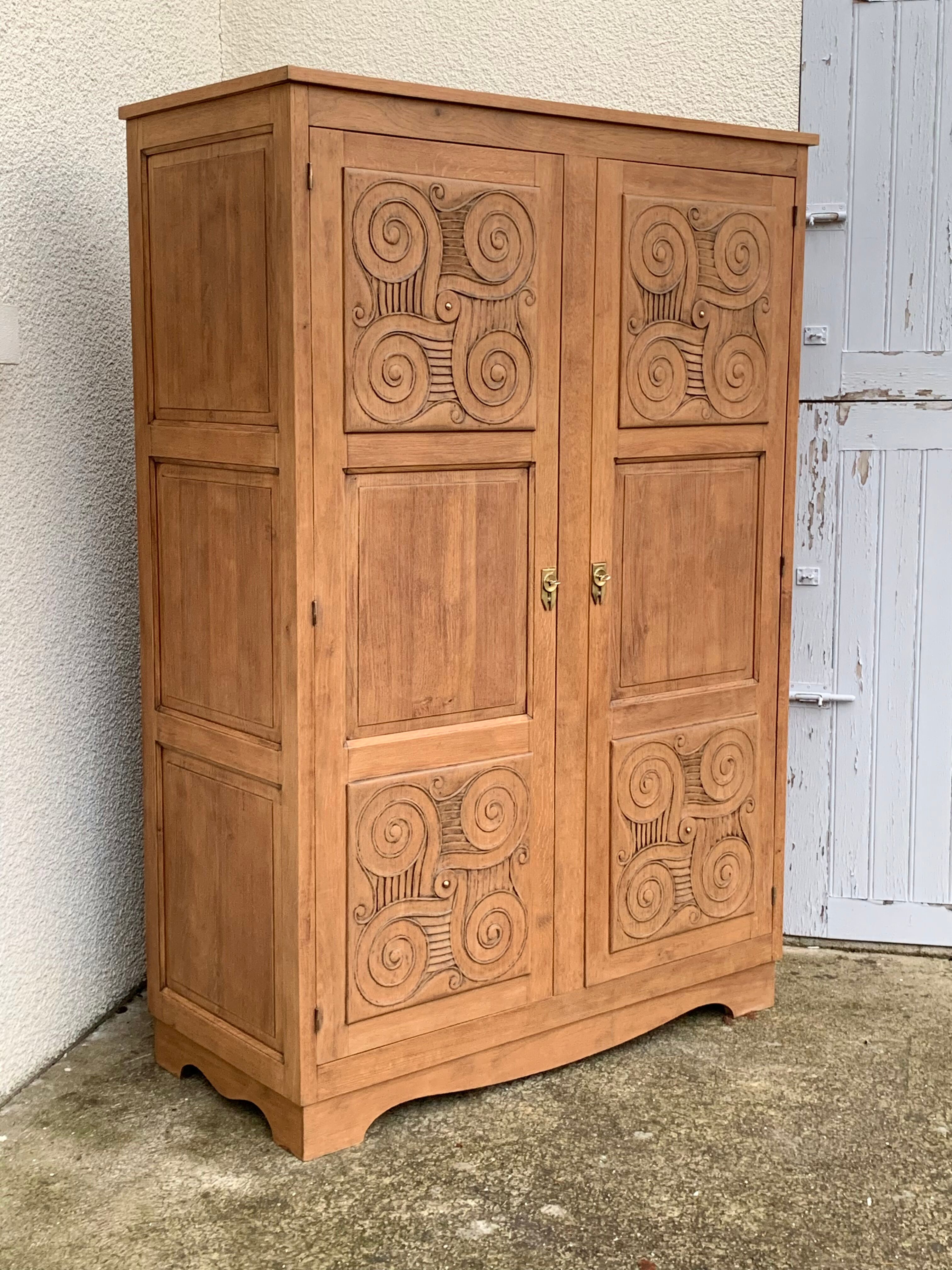 Vintage cabinet 1950 solid oak