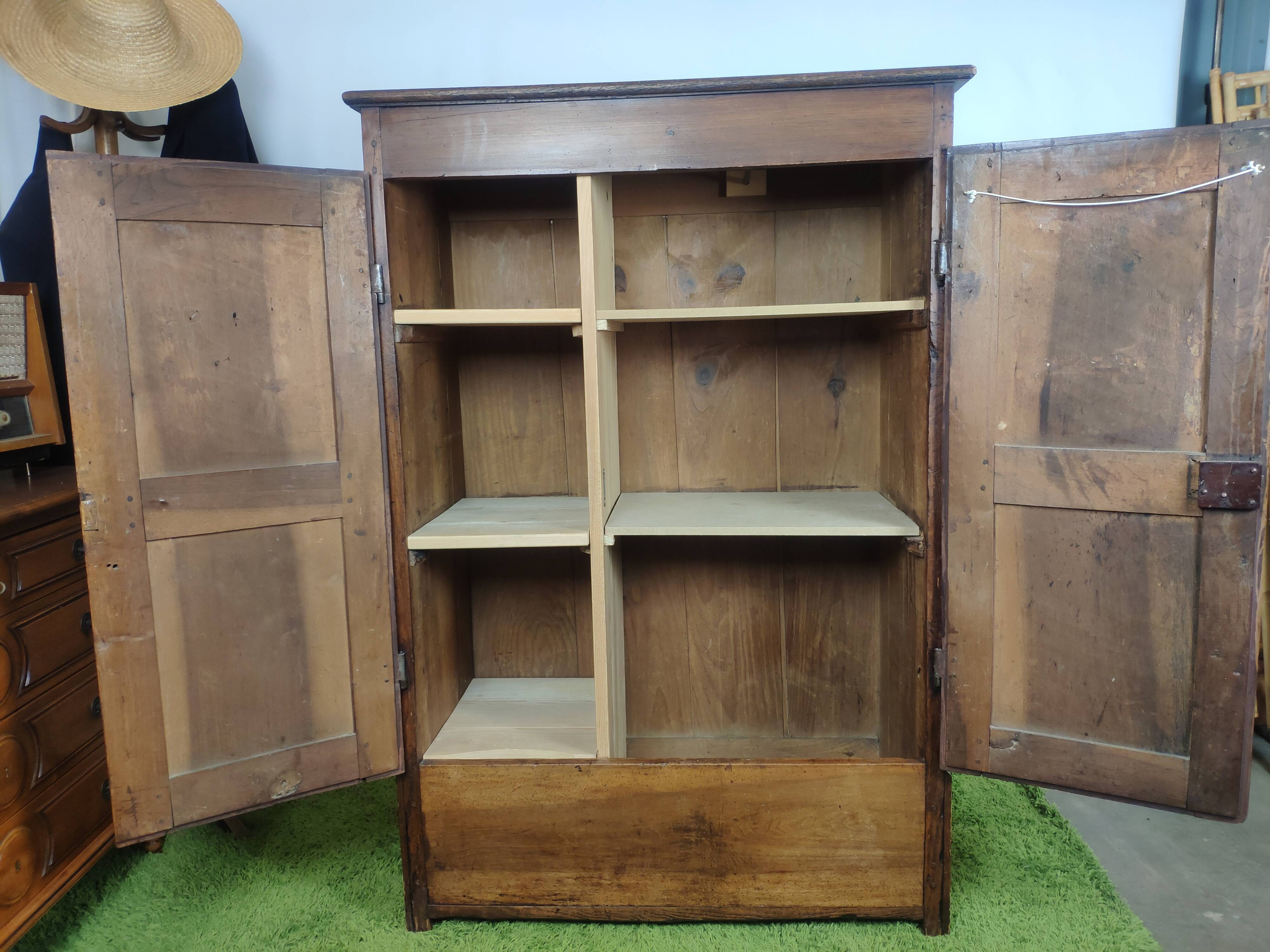 Armoire ancienne chêne massif XIXème