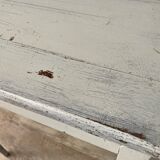 Side table in gray patinated oak