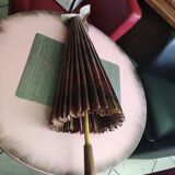 Asian paper and rattan umbrella