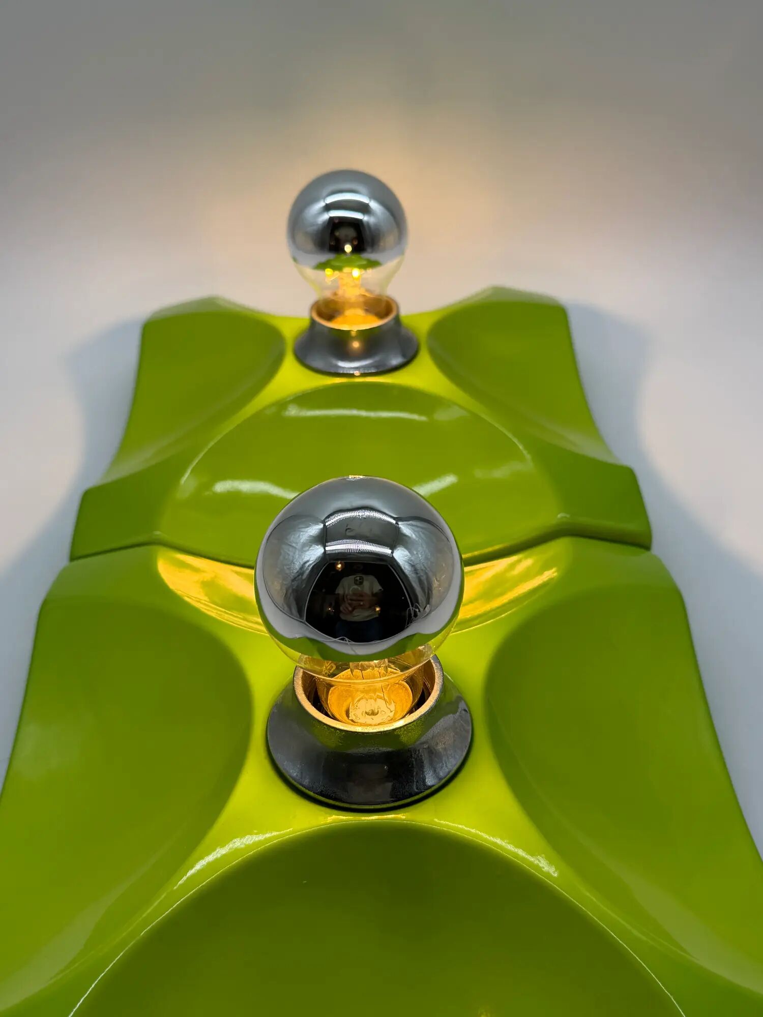 Pair of "Scudo" wall lights – Fael Luce, Italy, 1970s