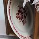 Set of 6 flat ceramic plates