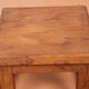 Old small Burmese teak workshop bedside table / ideal in a harness to put 1 plant or e