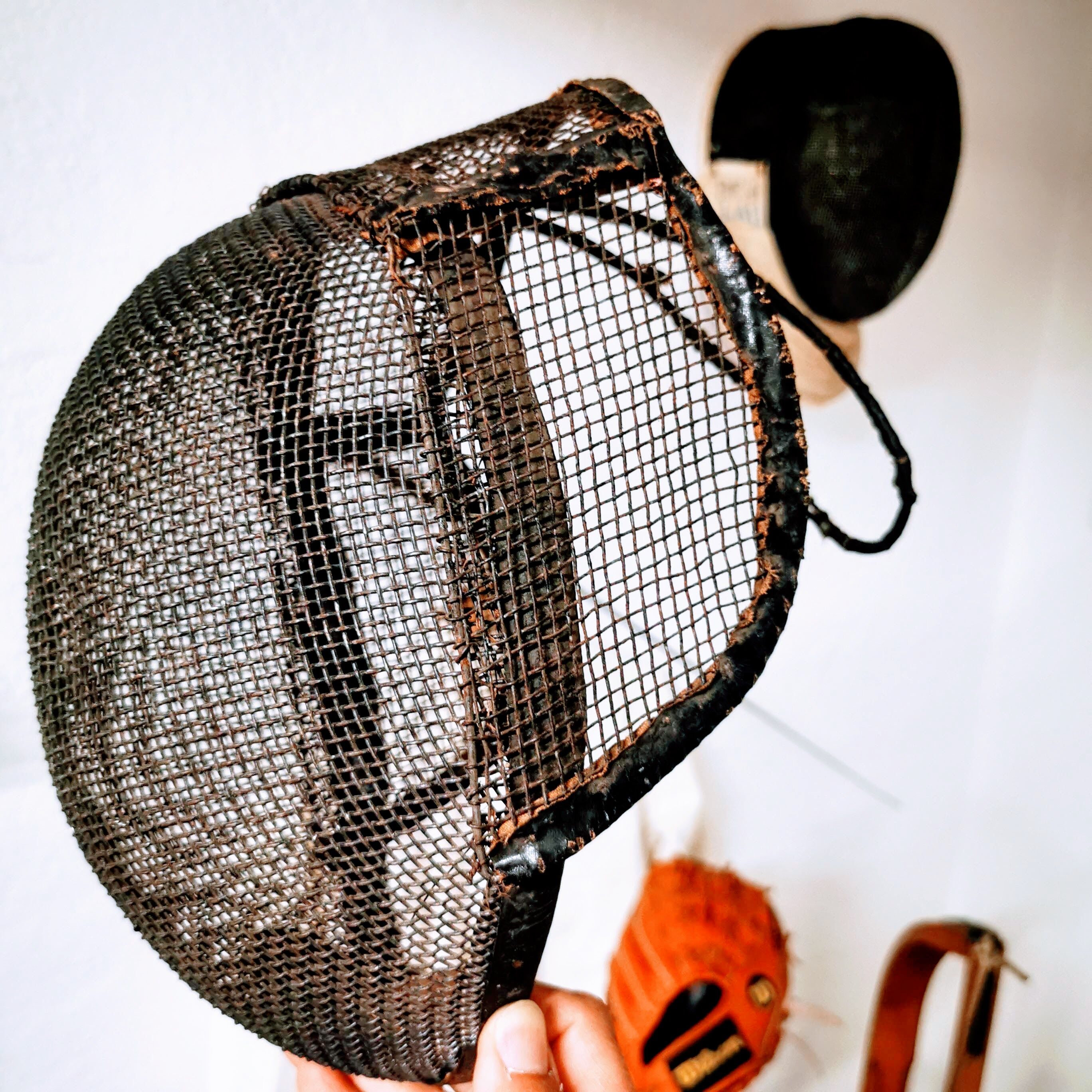 Ancient fencing mask