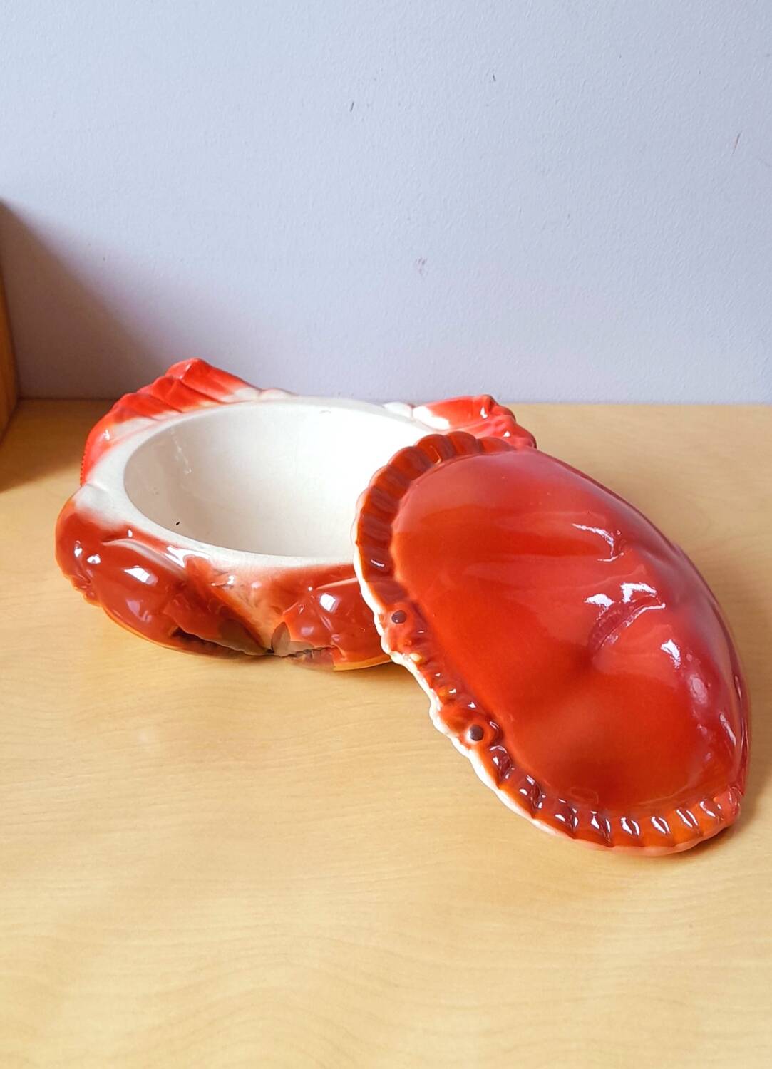 Ceramic crab terrine, M.Caugnant, 1950