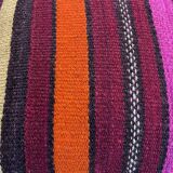 Housse de coussin kilim turc vintage, 40 x 40 cm