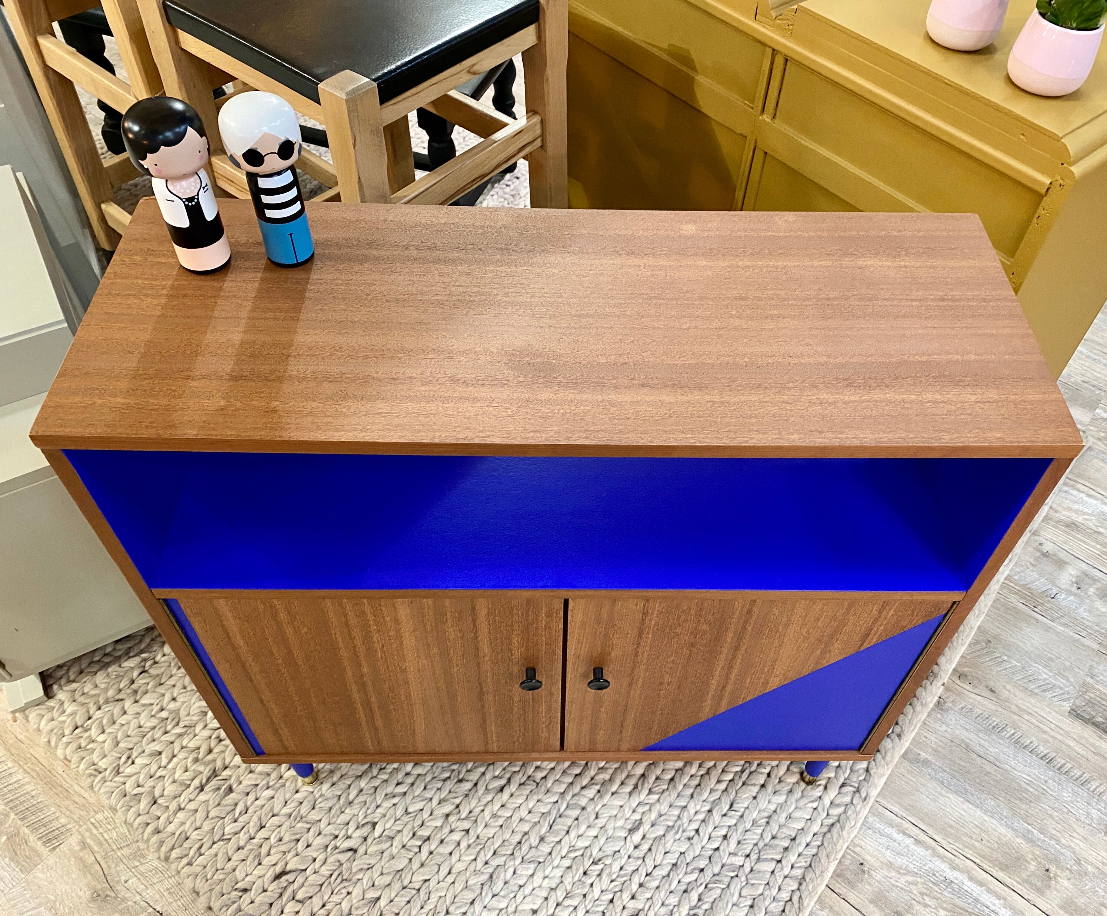 Meuble d’entrée bleu