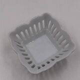 Empty vintage openwork porcelain pocket