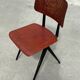 Set of 4 vintage school chairs Galvanitas S16 Netherlands Design