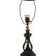 Chandelier lamp Schiller, cast iron and brass, Germany 19th century