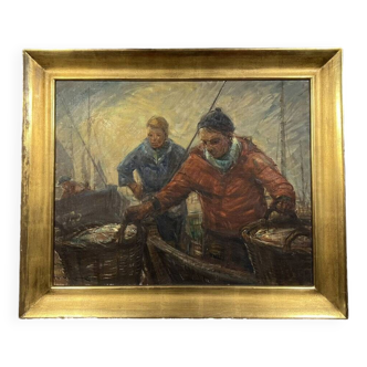 Pierre VERBEKE: oil on canvas produced around 1930