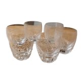 6 Lalique whisky glasses