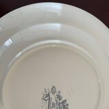 Longchamp ironstone plate, Chardon model