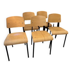 Série de 5 chaises modèle