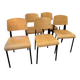Set of 5 chairs model "Standard" by Jean Prouvé and produced by Vitra, from 2016, NO CHINA.