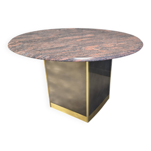 Table centrale ronde - 1970