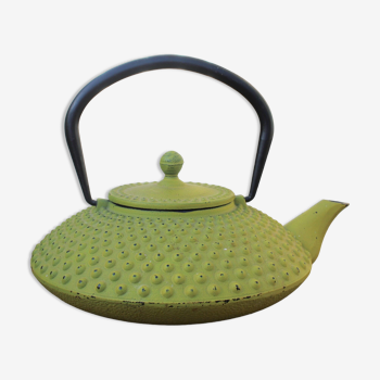 Old cast iron teapot