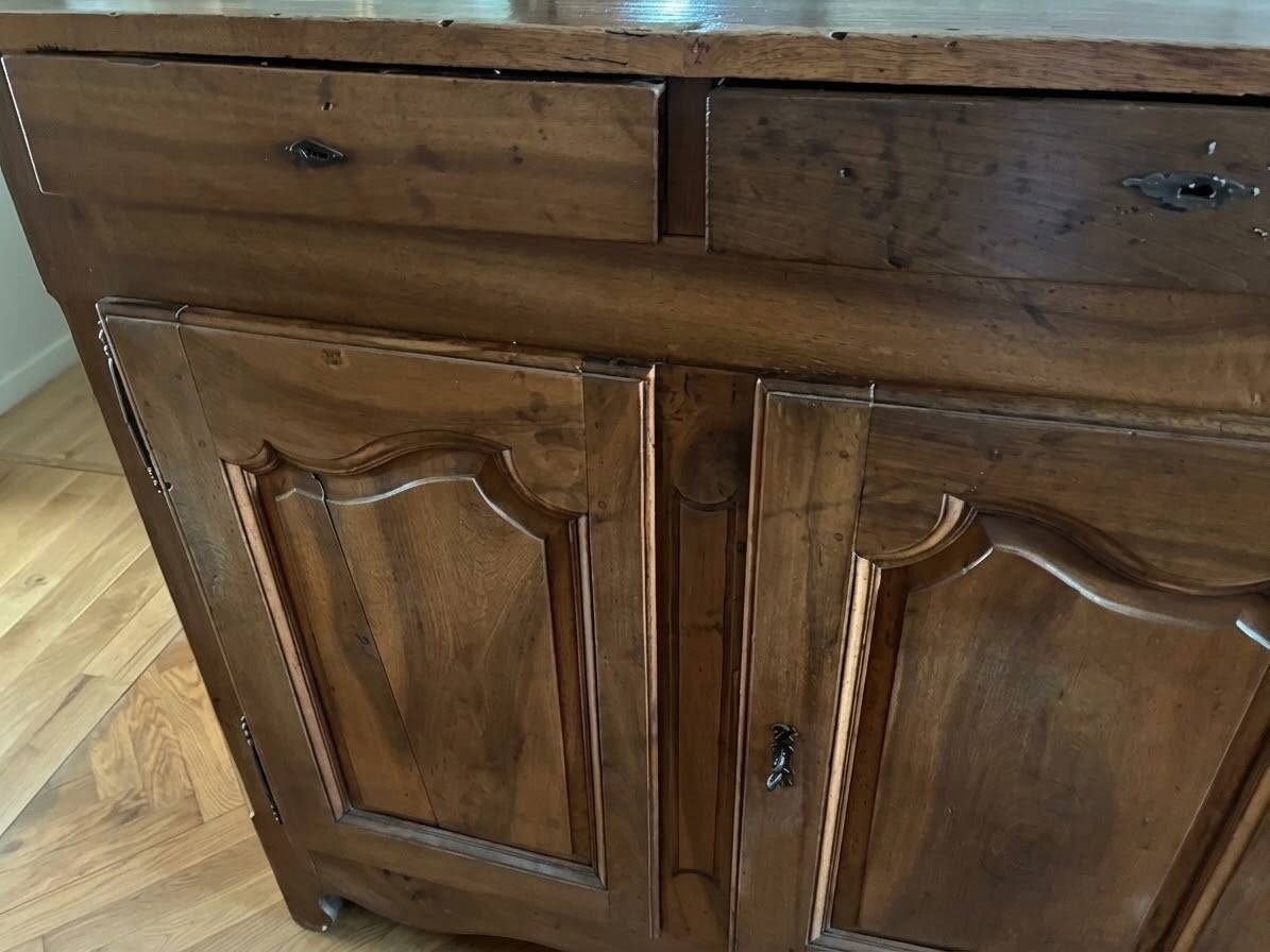 Antique storage furniture in solid walnut