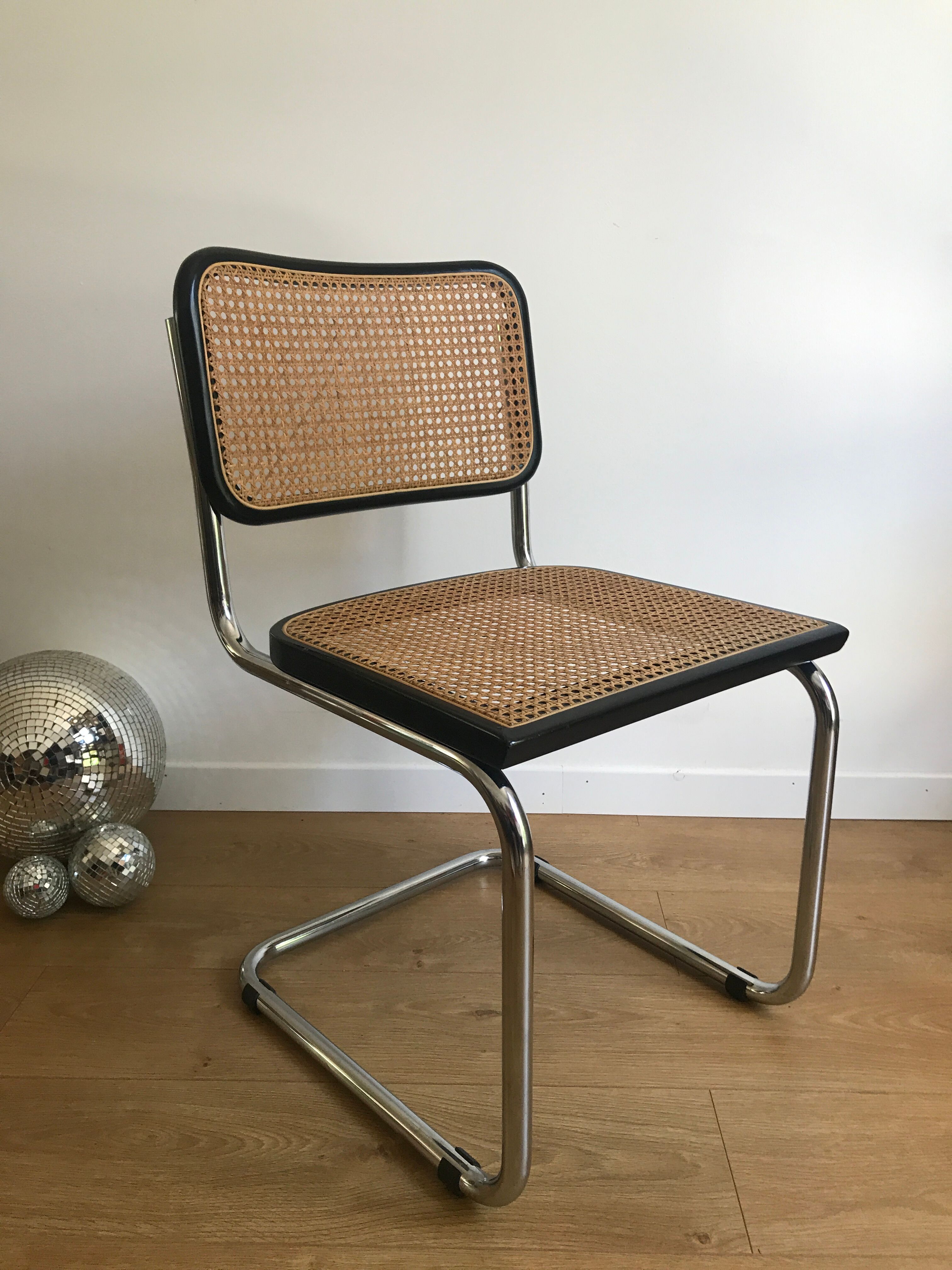 Black Cesca B32 chair Marcel Breuer