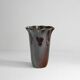 'Ondulé' vase in glazed ceramic Poët-Laval 1960s