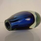 Murano Sommerso Glass Vase, Italy, 1960s