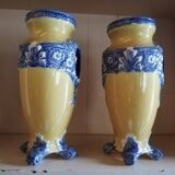 Barbotine vases