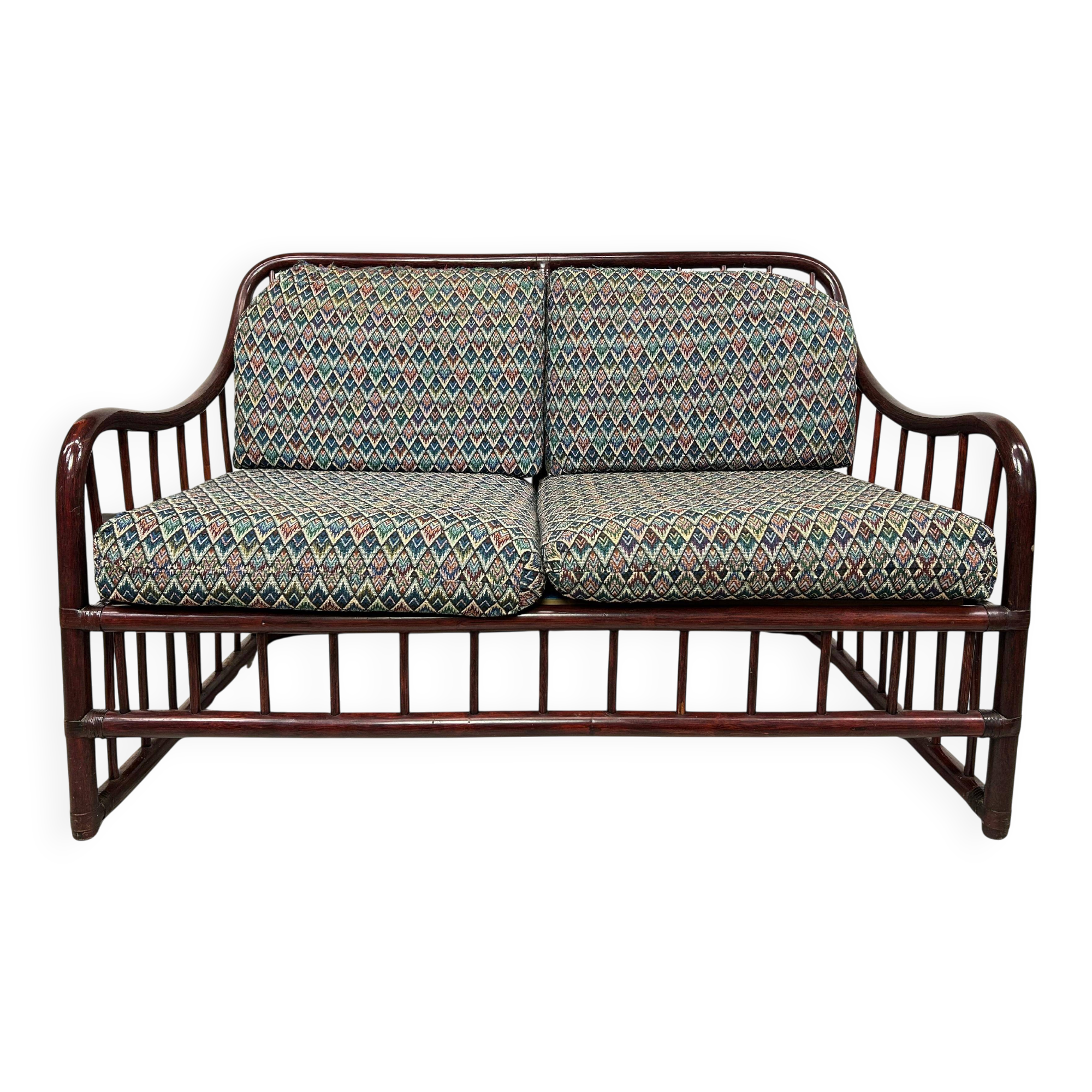 Canapé en bambou de style mid-century moderne par Gervasoni