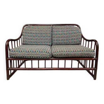 Mid-century modern bamboo canapé by Gervasoni