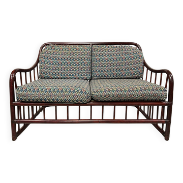 Mid-century modern bamboo canapé by Gervasoni