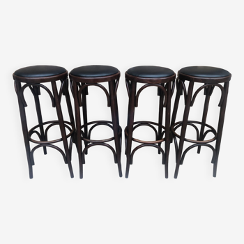 Suite of 4 bar stools